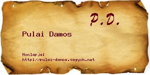 Pulai Damos névjegykártya